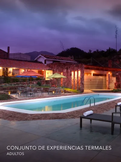 Conjunto de Experiencias Termales – Adulto