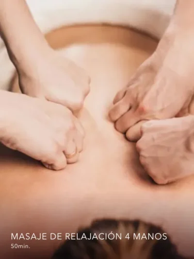 Masaje de Relajación 4 Manos | 50 min.